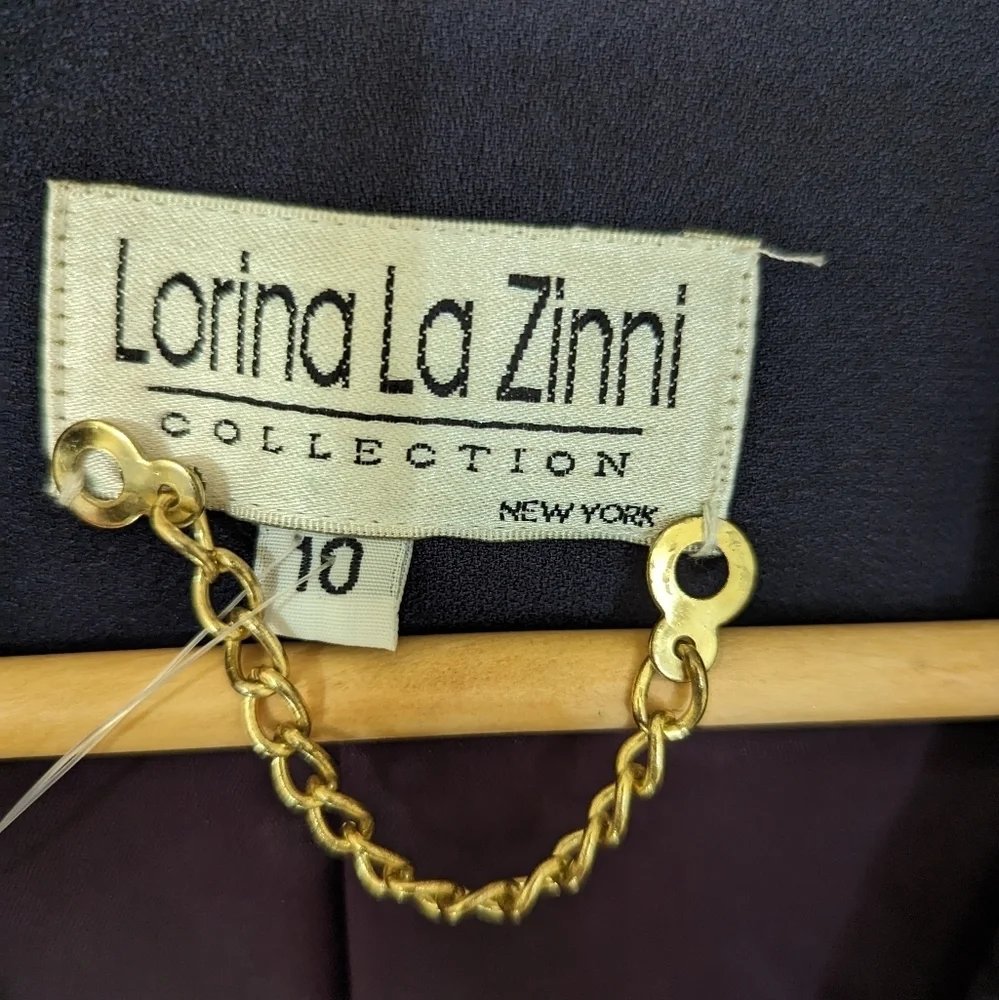 Lorina La Zinni Blue and Purple Blazer‎ Size 10